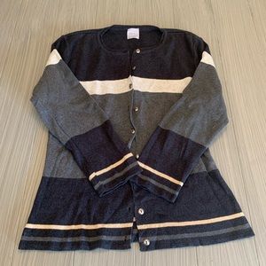 Laurie B Striped Cardigan